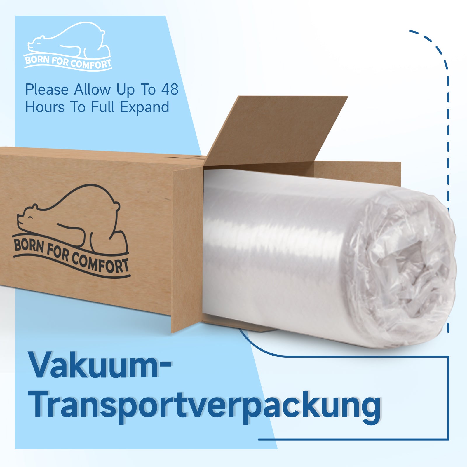 Folding Floor Mattress 4 Fold Memory Foam Mattress Futon Bed with Removable Cover, Grey+White