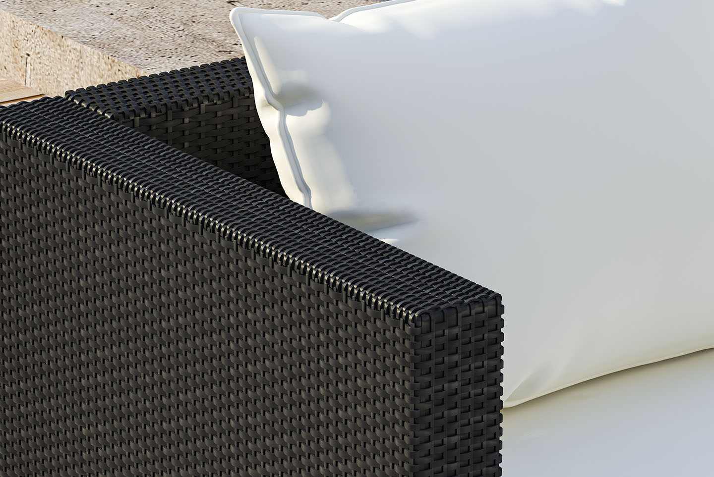 Garden Furniture Rattan Modular Corner Sofa Set 5 Seats  (2025 New Version)