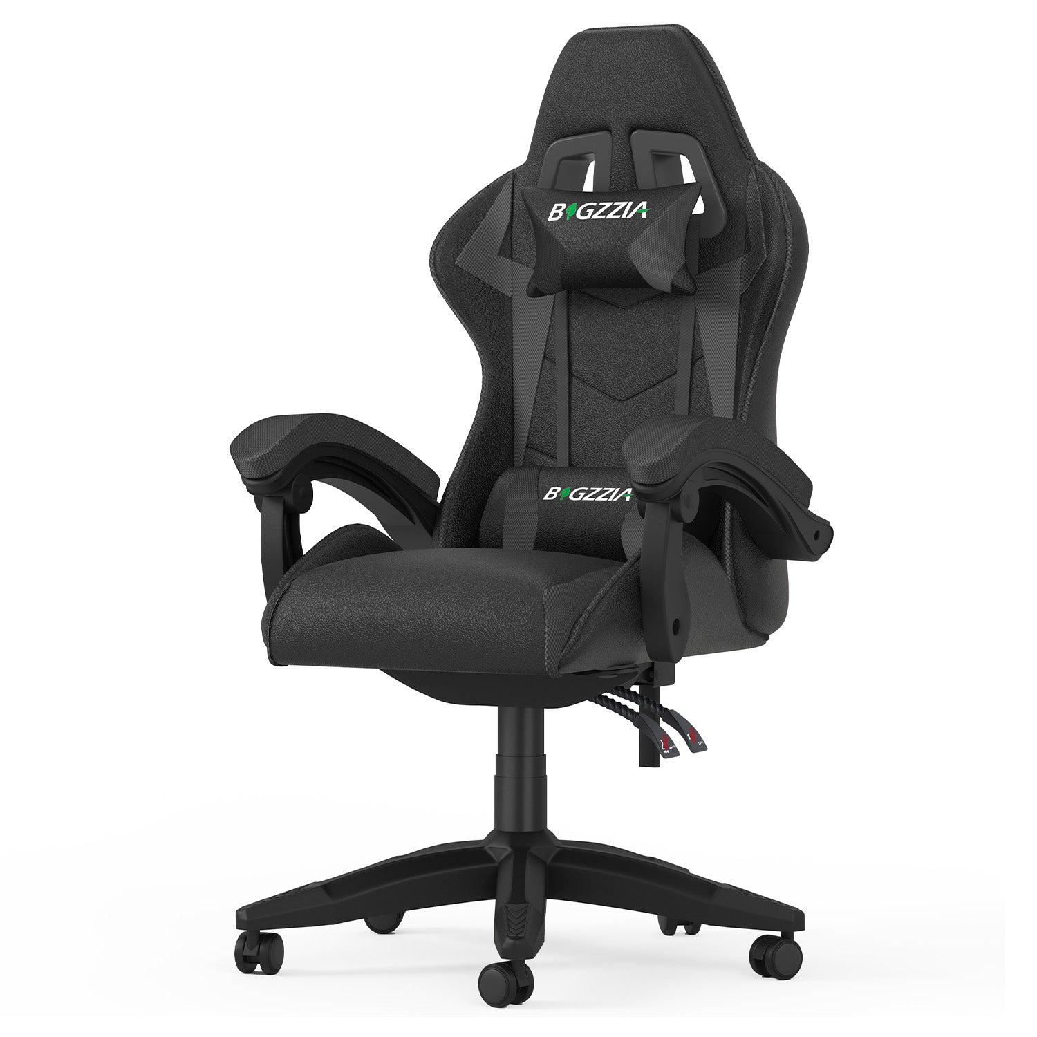 Gaming Chair Ergonomic Design with Headrest and Lumbar Pillow Rotatable Home PU Leather Office Chair