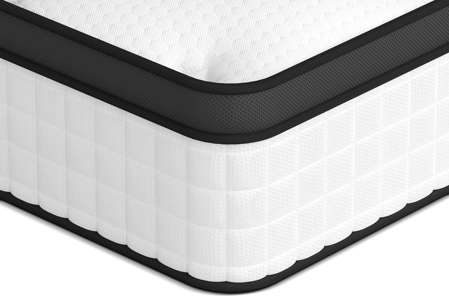 Product photograph of 25cm Pocket Sprung Mattress With Anti-mite Fabric And Wave Memory Foam Hybrid Spring Mattress-medium Firm 5ft King 150x200x25cm from RattanTree