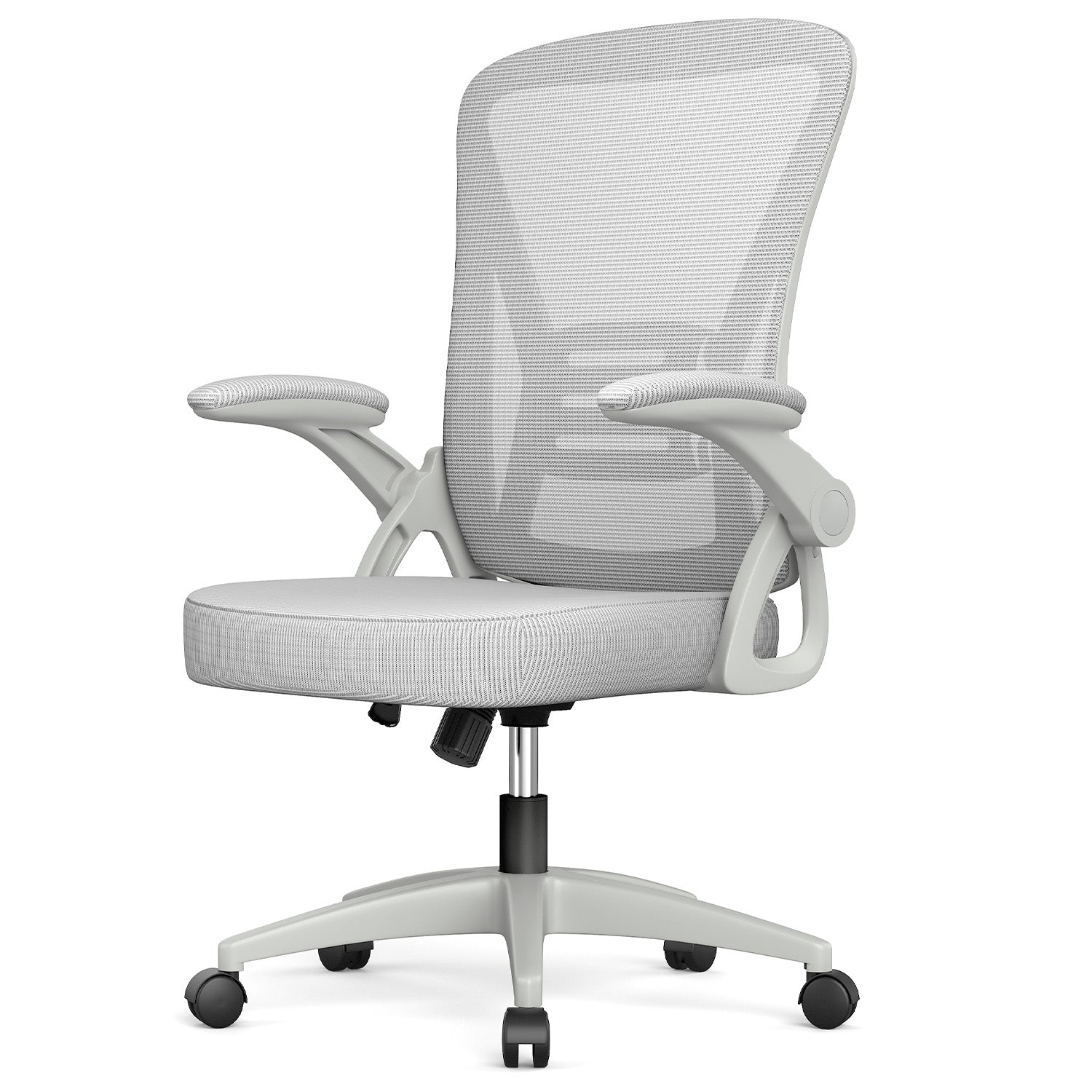Office Chair Ergonomic Desk Chair with 90° Flip-up Armrest, Height Adjustable Office Desk Chair