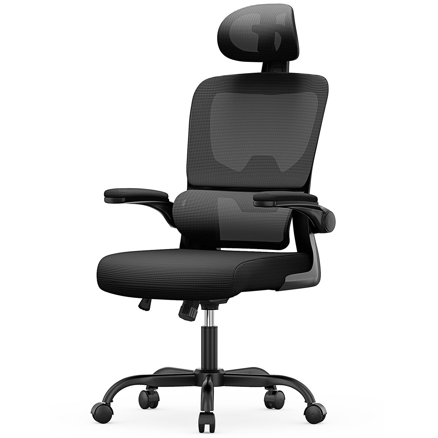 Office Chair Ergonomic Desk Chair, Executive Swivel Computer Chair with Padded Seat Cushion for Home/Office, Max Load 150kg