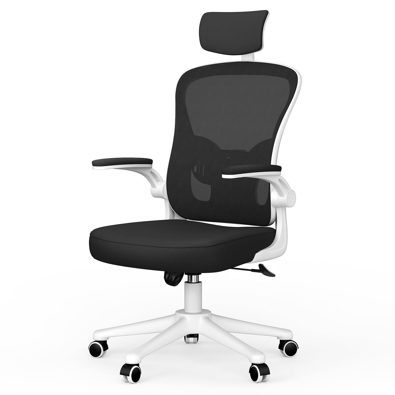 Office Chair Ergonomic Desk Chair, Executive Swivel Computer Chair with Padded Seat Cushion for Home/Office, Max Load 150kg