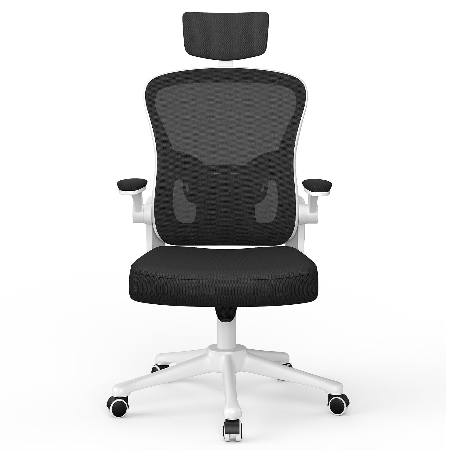 Office Chair Ergonomic Desk Chair, Executive Swivel Computer Chair with Padded Seat Cushion for Home/Office, Max Load 150kg