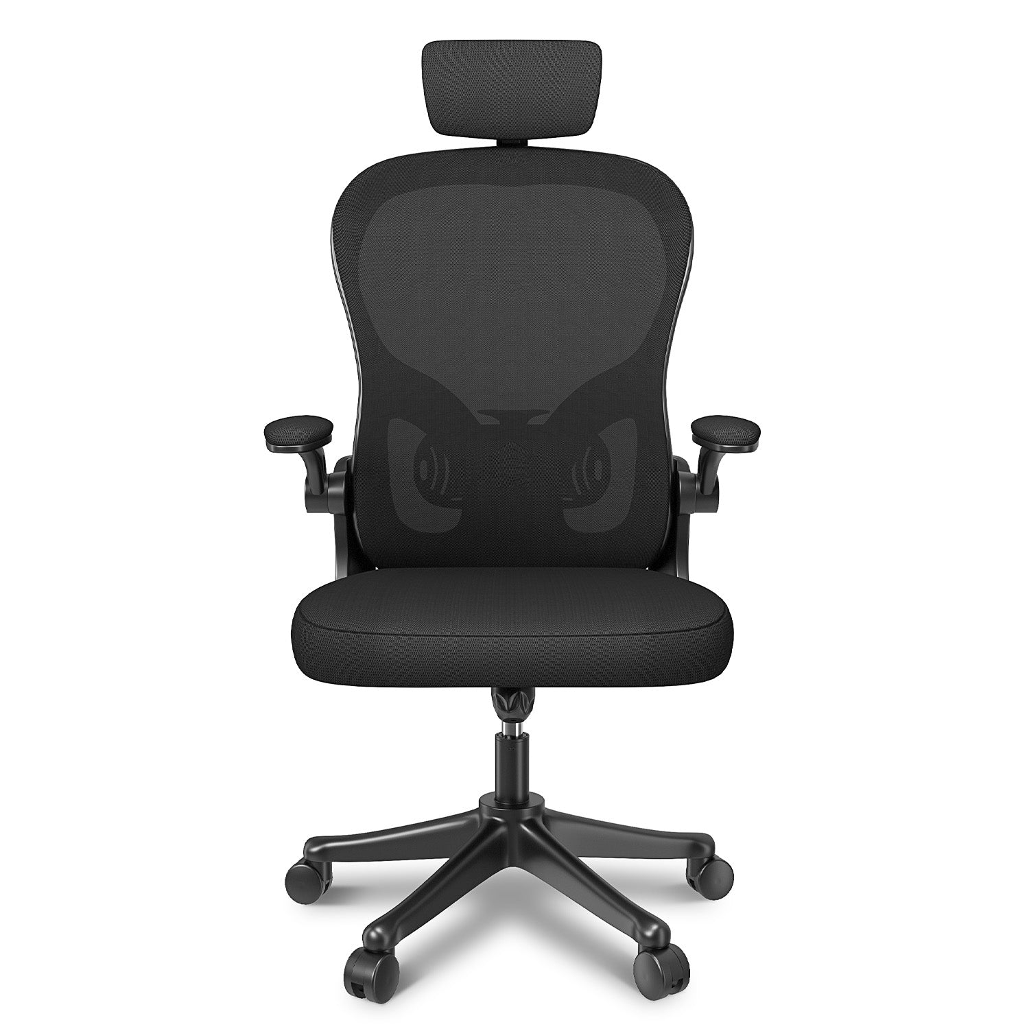 Office Chair Ergonomic Desk Chair, Executive Swivel Computer Chair with Padded Seat Cushion for Home/Office, Max Load 150kg