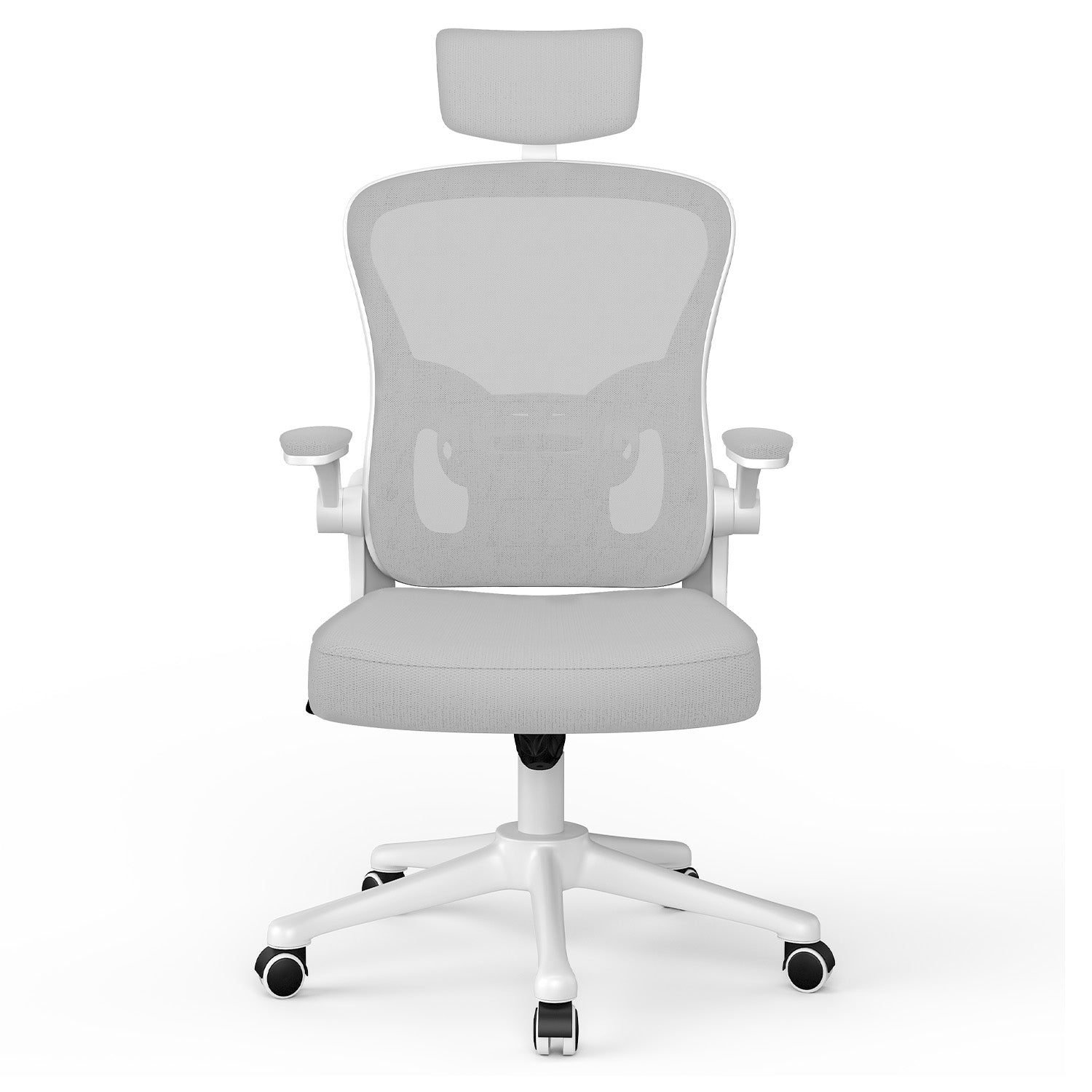 Office Chair Ergonomic Desk Chair, Executive Swivel Computer Chair with Padded Seat Cushion for Home/Office, Max Load 150kg