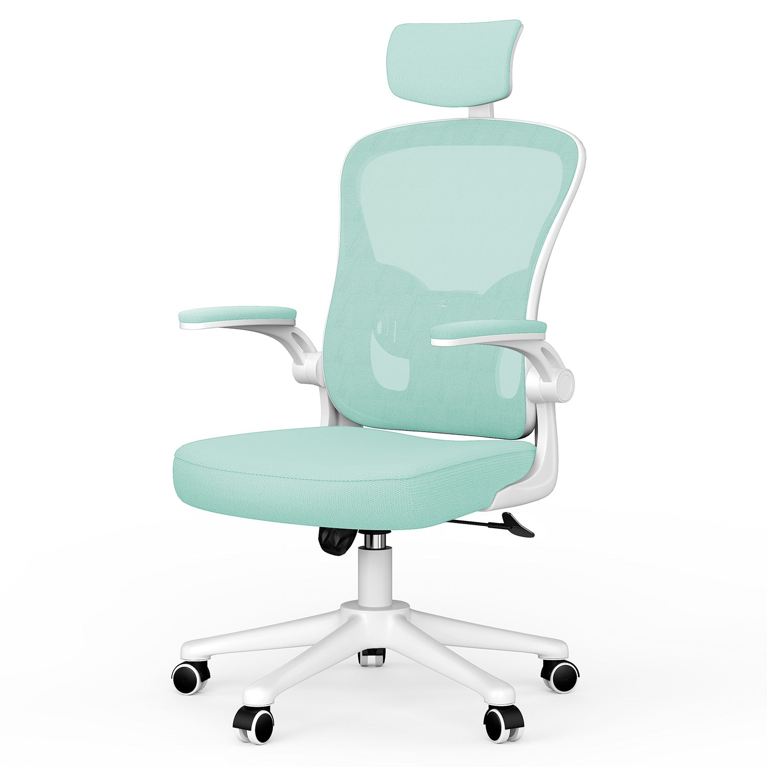 Office Chair Ergonomic Desk Chair, Executive Swivel Computer Chair with Padded Seat Cushion for Home/Office, Max Load 150kg