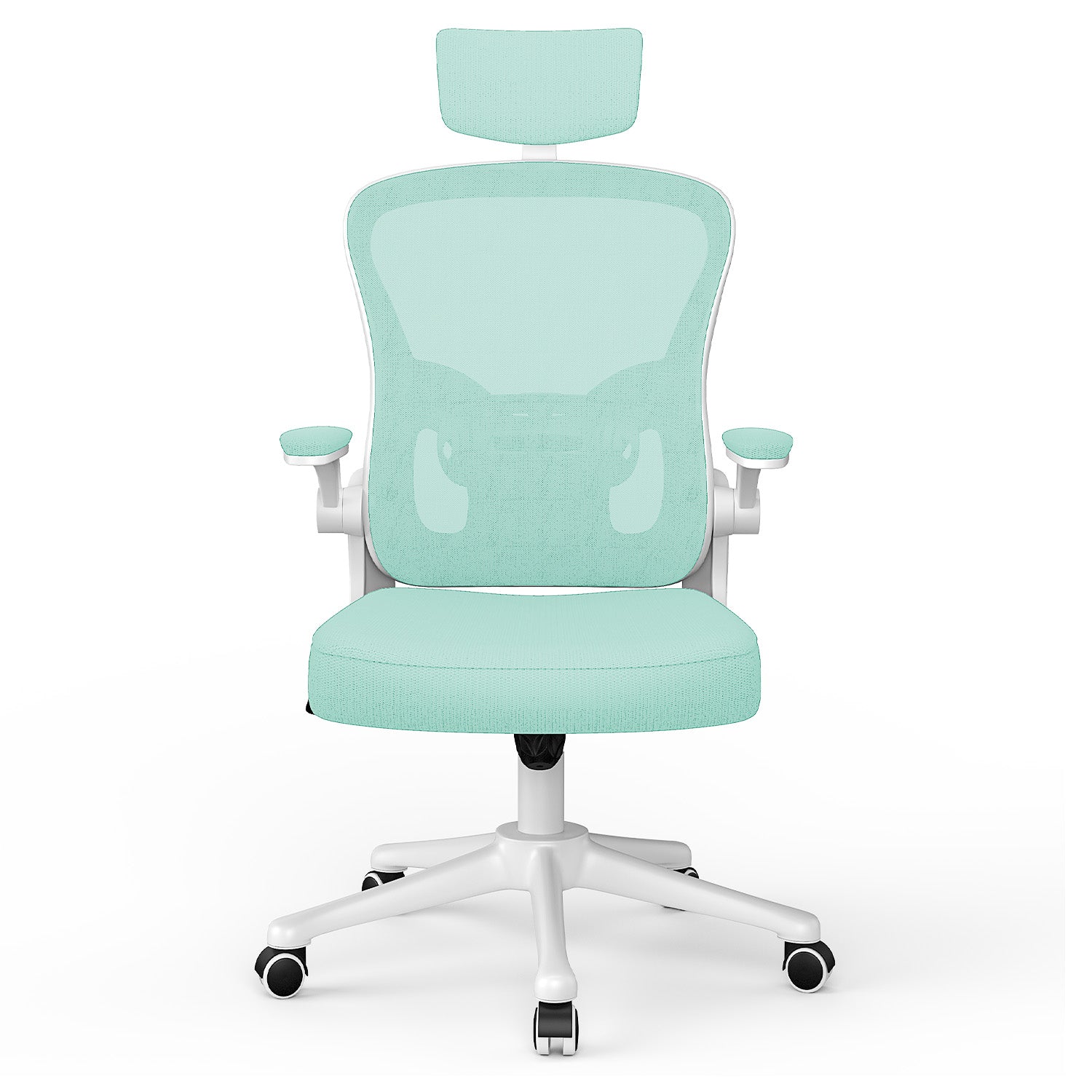 Office Chair Ergonomic Desk Chair, Executive Swivel Computer Chair with Padded Seat Cushion for Home/Office, Max Load 150kg