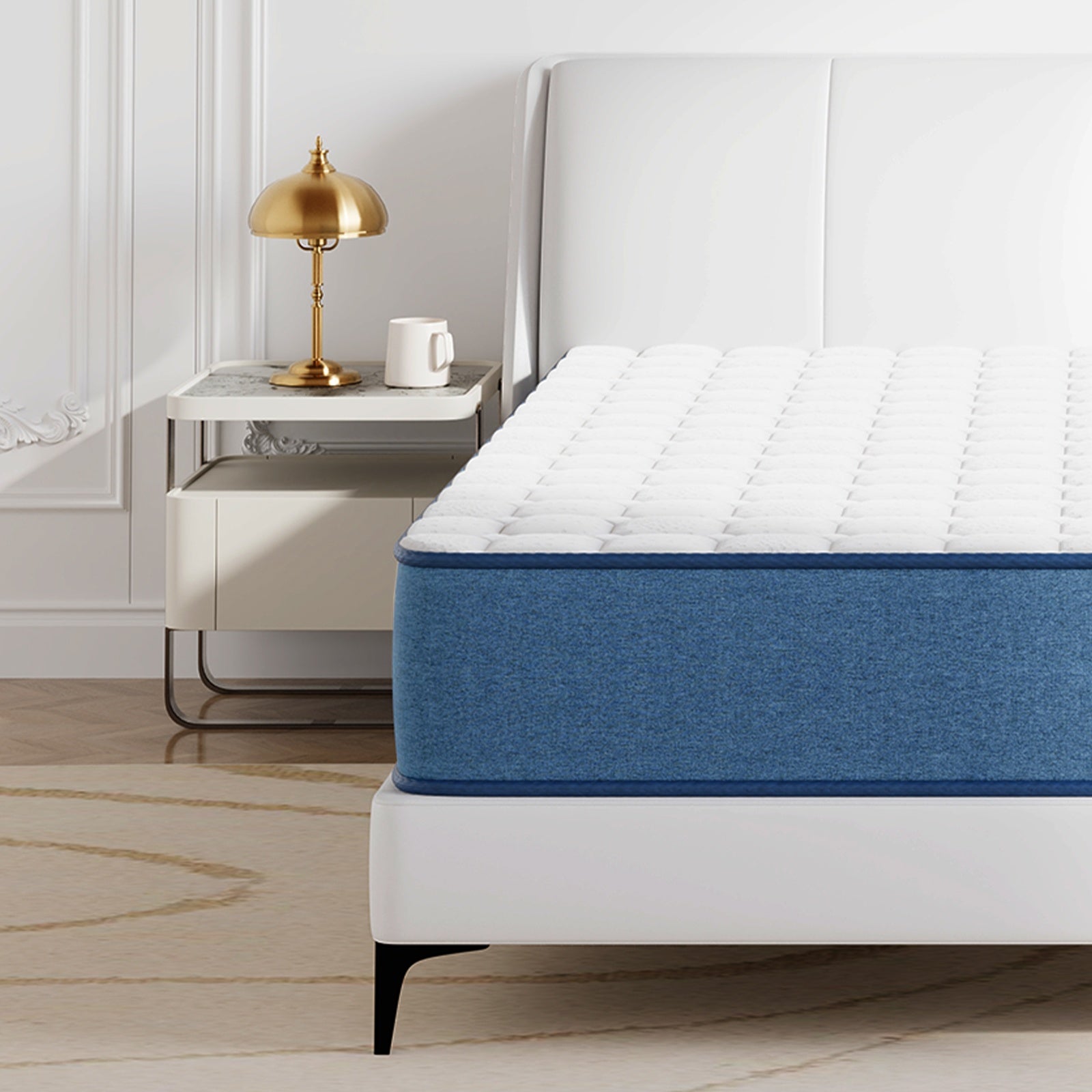 Hybrid Mattress Memory Foam Pocket Sprung Mattress with 7-Zone Orthopaedic