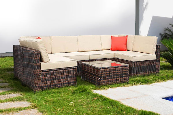 Rattan Corner Sofa Set