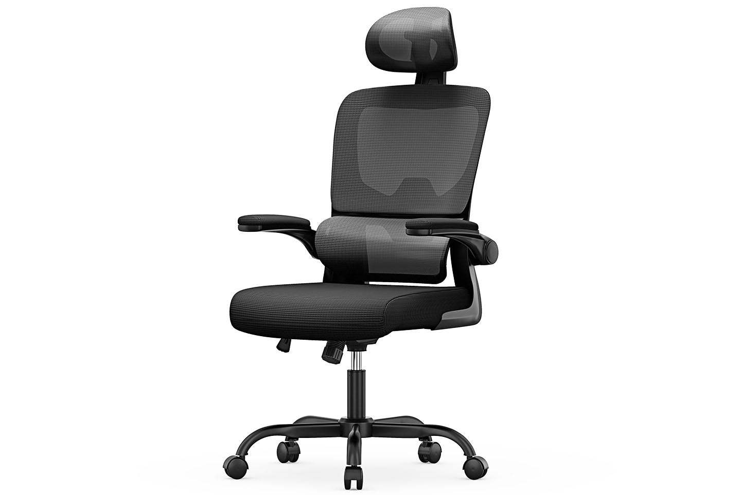 Office Chair Ergonomic Desk Chair, Executive Swivel Computer Chair with Padded Seat Cushion for Home/Office, Max Load 150kg