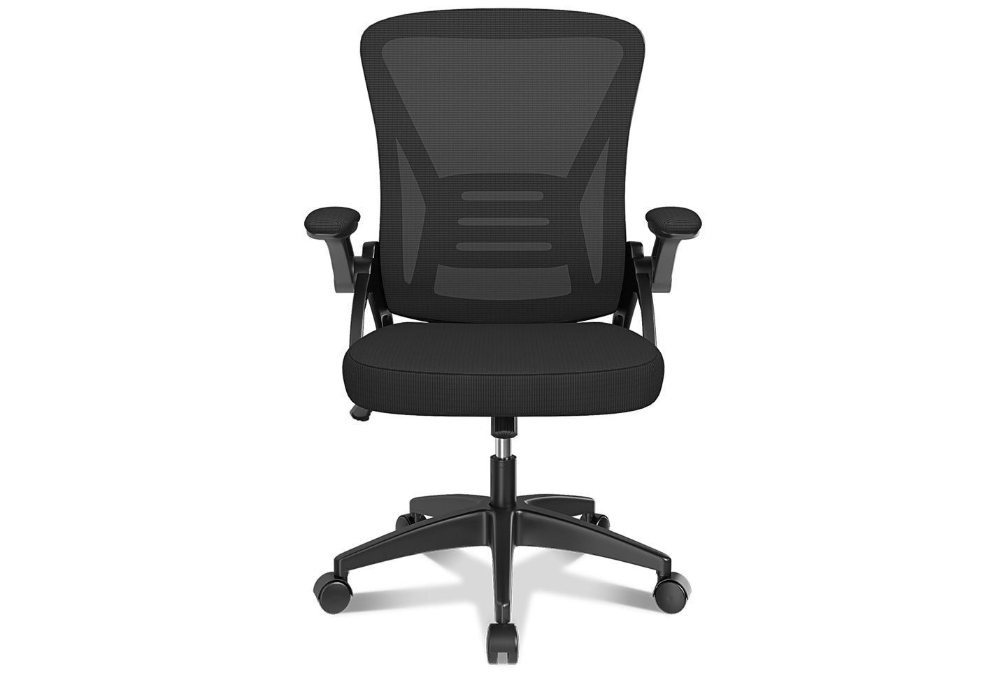 Office Chair Ergonomic Desk Chair with 90° Flip-up Armrest, Height Adjustable Office Desk Chair