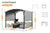 10' x 8' Metal Pergola Retractable Patio Gazebo Canopy Waterproof Sunshade for Outdoor BBQ