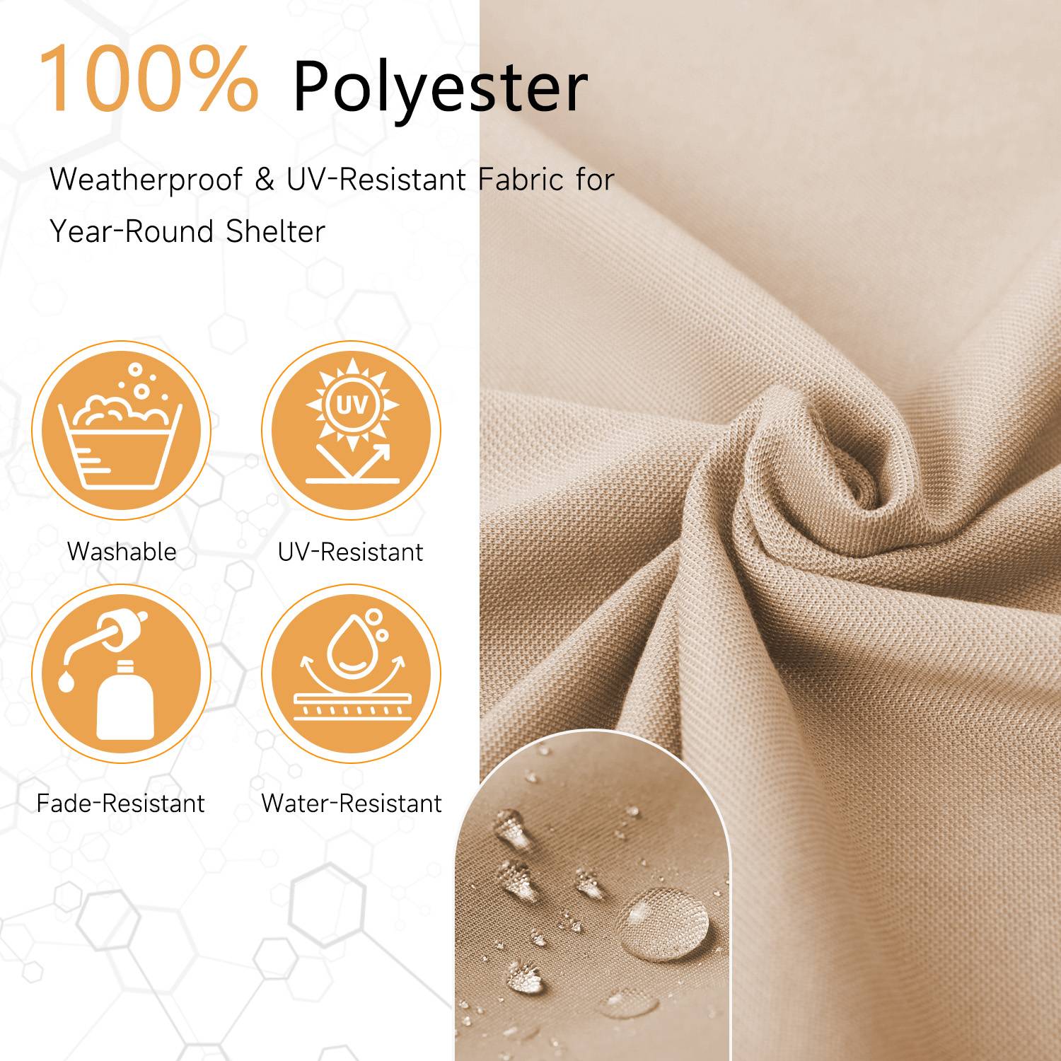 Outdoor Retractable Pergola with Canopy 2.4m/3m for Garden Lawn Patio Gazebo