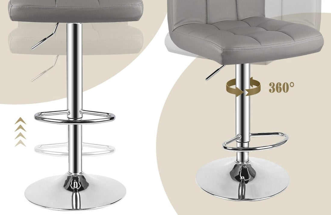 Adjustable Height & 360° Swivel