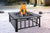3 in 1 Patio Firepit Table Patio Heater with BBQ Grill, Poker, Lid, Rain Cover for Garden Outdoor
