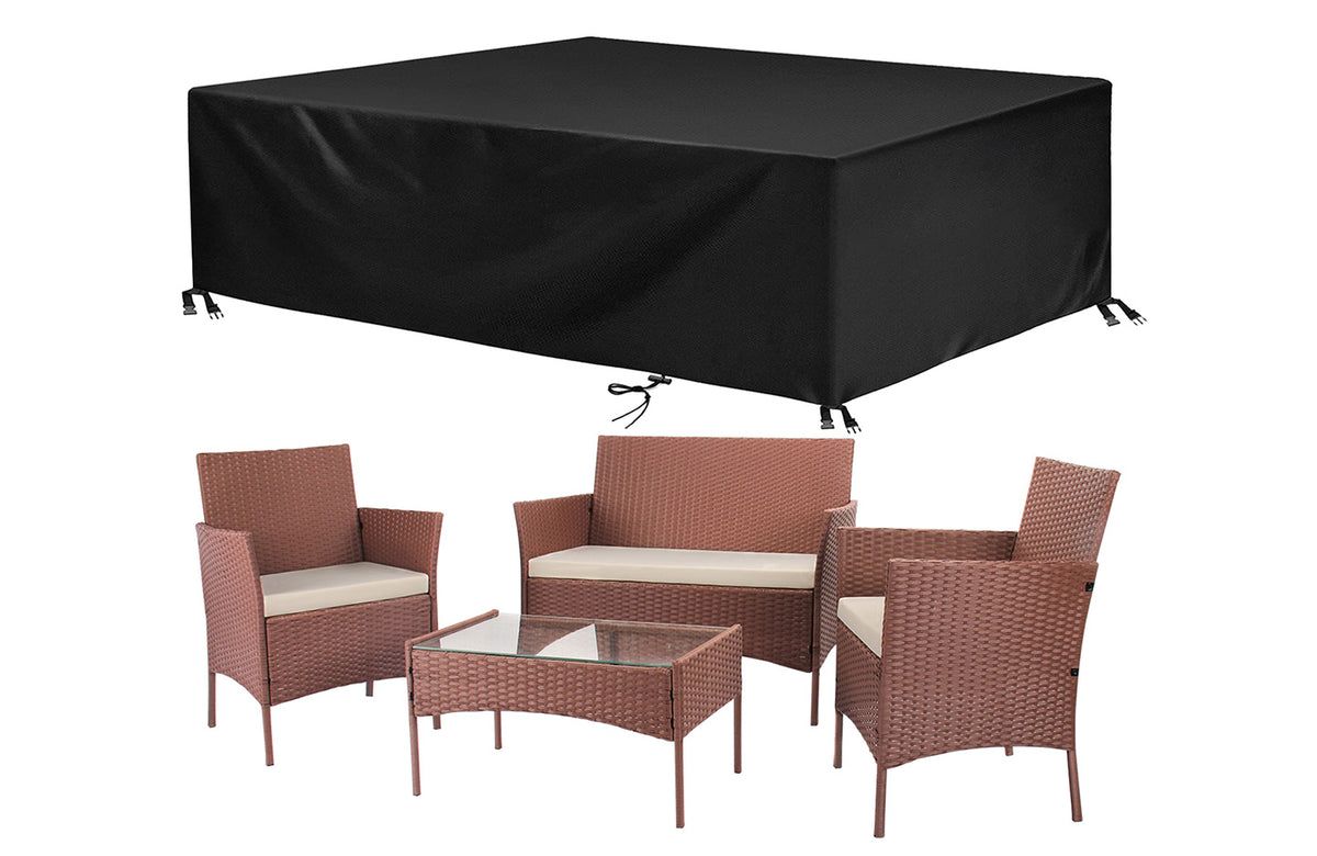 4 pieces outdoor furniture on clearance sofa wicker conversation set with two single sofa deals