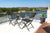 3 Pieces Rattan Bistro Sets Foldable Bistro Table Set Outdoor Furniture